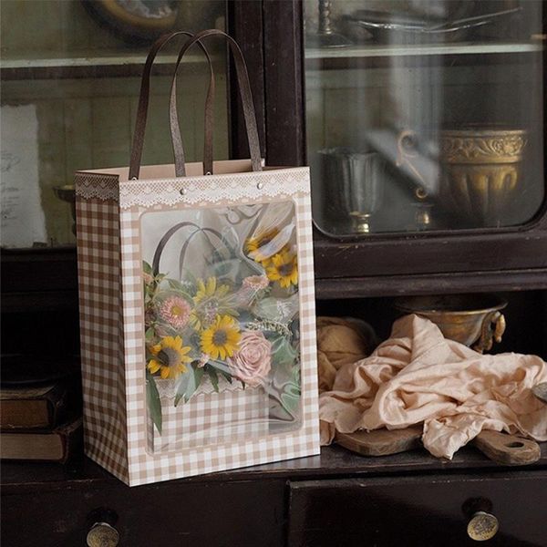 gift wrap 1pc packing box paper window bag flower wraping party supplies creative handbag package multifunction festival decoration
gift wrap 1pc packing box paper window bag flower wraping party supplies creative handbag package multifunction festival decoration