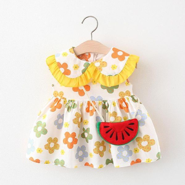 girl's dresses summer born clothes for baby girls princess dress cute flowers sleeveless cotton toddler dress+bag infant clothing set b, Red;yellow
girl's dresses summer born clothes for baby girls princess dress cute flowers sleeveless cotton toddler dress+bag infant clothing set b, Red;yellow