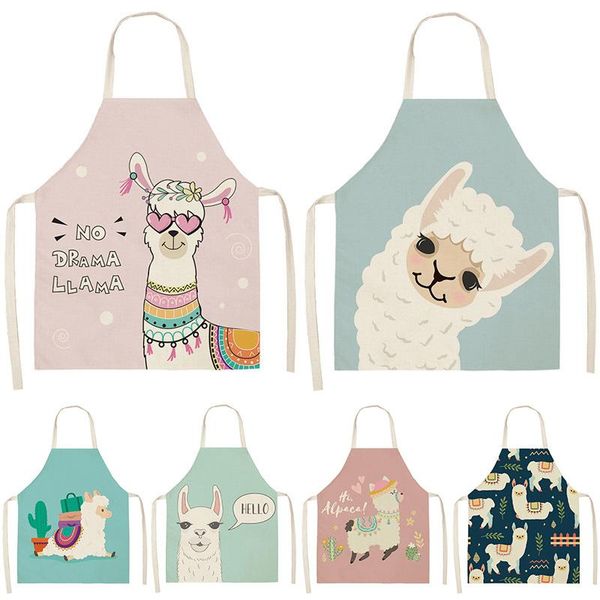 aprons alpaca llama cactus printed cotton linen sleeveless kitchen women pinafore home cooking baking waist bib 53*65cm 46263
aprons alpaca llama cactus printed cotton linen sleeveless kitchen women pinafore home cooking baking waist bib 53*65cm 46263