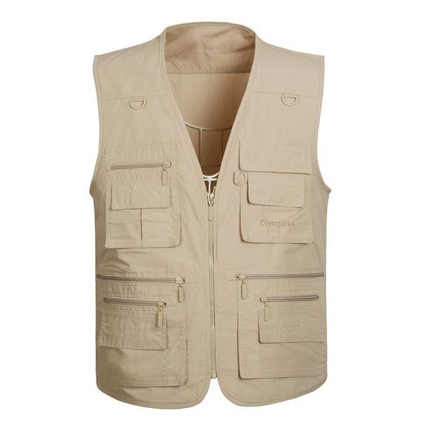 men's vests men vest multi-pocket cotton soft waistcoat loose large size outdoor fish pojournalist casual summer sleeveless jacket zipp, Black;white
men's vests men vest multi-pocket cotton soft waistcoat loose large size outdoor fish pojournalist casual summer sleeveless jacket zipp, Black;white