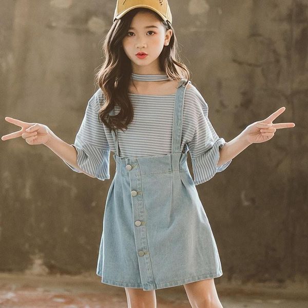 skirts 2021 casual blue buttons denim for baby big girls jeans summer suspenders skirt kids clothing children toddler
skirts 2021 casual blue buttons denim for baby big girls jeans summer suspenders skirt kids clothing children toddler