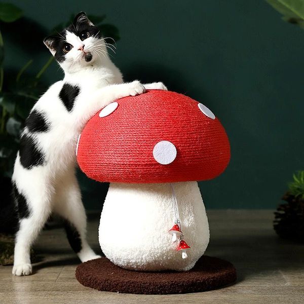 cat toys red mushroom climbing frame sisal wear-resistant column vertical scratching board kitten toy supplies
cat toys red mushroom climbing frame sisal wear-resistant column vertical scratching board kitten toy supplies