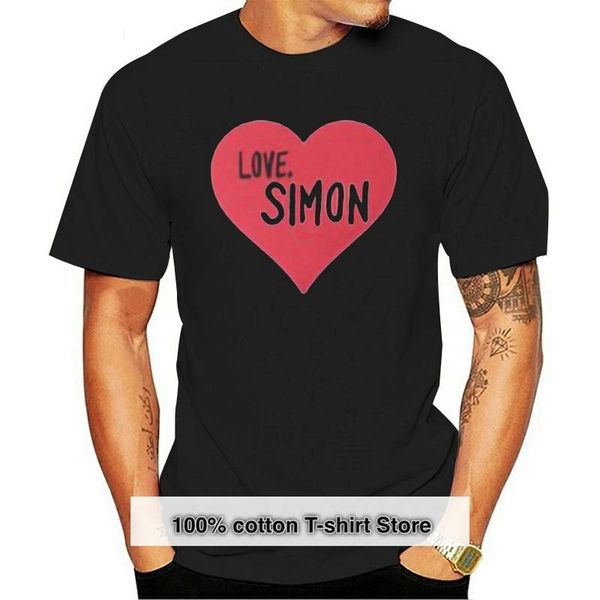 men's t-shirts camiseta de moda para hombre y mujer, divertida, con estampados personalizados corazón amor simon, White;black
men's t-shirts camiseta de moda para hombre y mujer, divertida, con estampados personalizados corazón amor simon, White;black