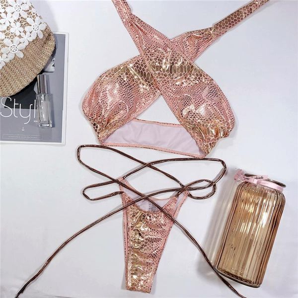 women's swimwear women fax leather gold bikini set sequined padded bra crease bandeau swimsuit glitter beach sliver halter bathing suit, White;black
women's swimwear women fax leather gold bikini set sequined padded bra crease bandeau swimsuit glitter beach sliver halter bathing suit, White;black