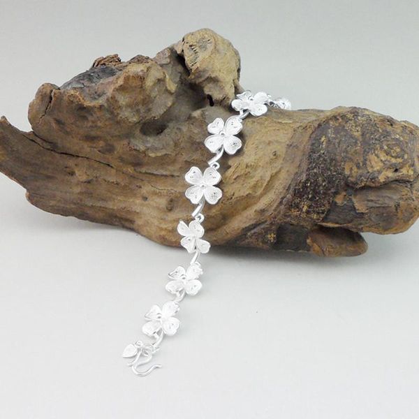 handmade ethnic jewelry women hand chain link 999 pure silver bracelet sterling charms vintage flowers bangles link,, Black
handmade ethnic jewelry women hand chain link 999 pure silver bracelet sterling charms vintage flowers bangles link,, Black