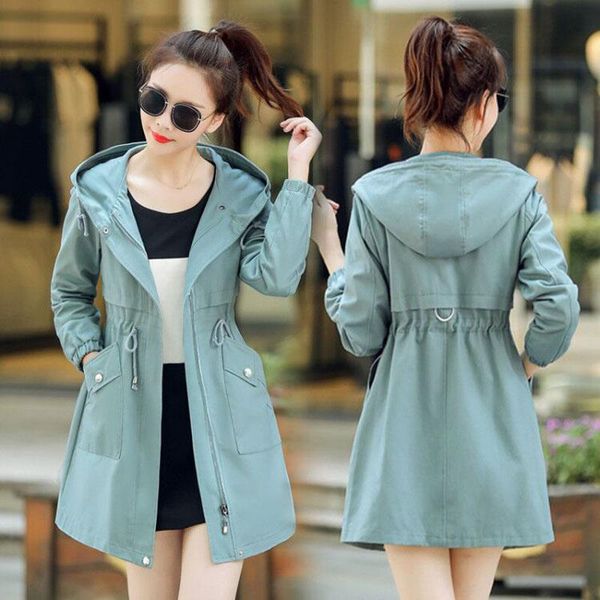 women's trench coats blue coat female 2021 spring and autumn large size long hooded slim windbreaker fashion wild clothing, Tan;black
women's trench coats blue coat female 2021 spring and autumn large size long hooded slim windbreaker fashion wild clothing, Tan;black