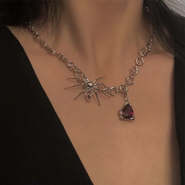 korean personality design exaggerated crystal hip hop fashion temperament net red necklace atmospheric metal sense pendant, Silver
korean personality design exaggerated crystal hip hop fashion temperament net red necklace atmospheric metal sense pendant, Silver