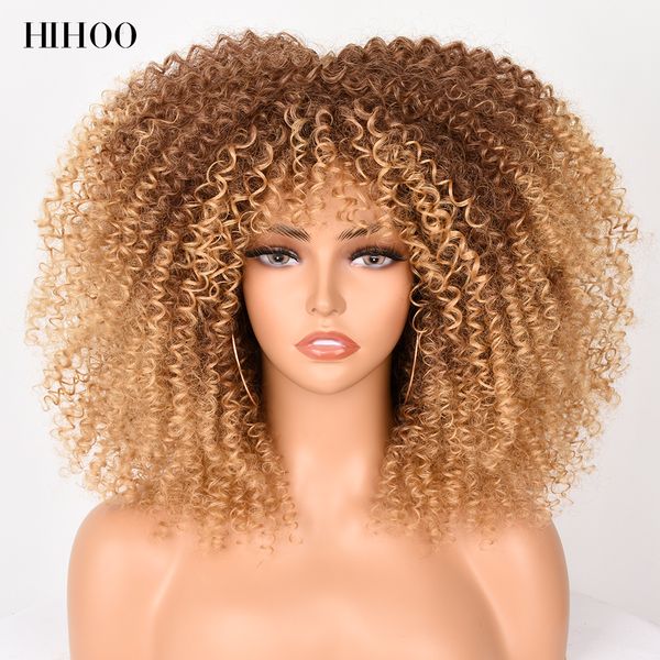 short hair afro kinky curly wig with bangs for black women synthetic cosplay fake hair glueless brown mixed blonde wigs
short hair afro kinky curly wig with bangs for black women synthetic cosplay fake hair glueless brown mixed blonde wigs