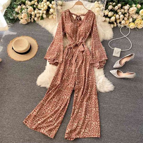autumn style european american jumpsuit fashion temperament lace-up flared sleeves slim wide-leg pants uk647 210506, Black;white
autumn style european american jumpsuit fashion temperament lace-up flared sleeves slim wide-leg pants uk647 210506, Black;white