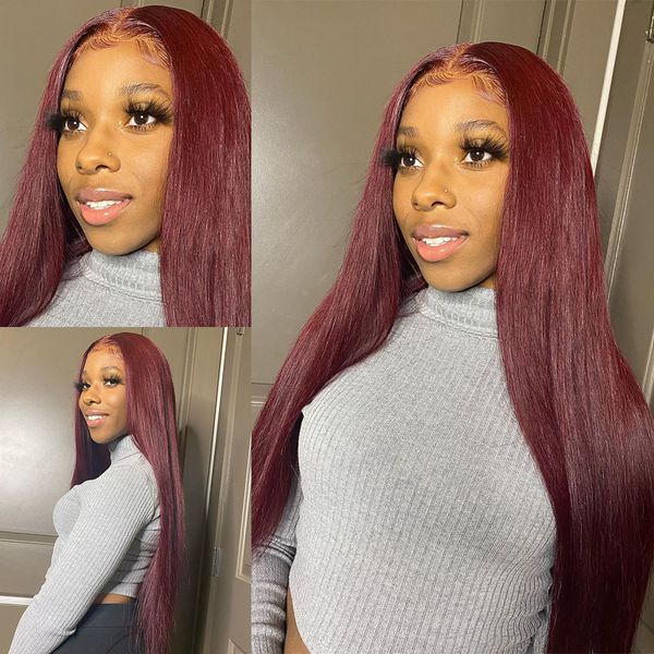 long straight wine red wig with baby hair synthetic hair wigs for women daily wear use wine red heat resistant wigs preplucked, Black
long straight wine red wig with baby hair synthetic hair wigs for women daily wear use wine red heat resistant wigs preplucked, Black
