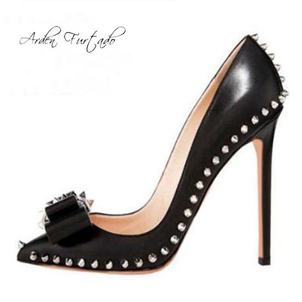 dress shoes 2021 spring autumn stilettos heels rivets ladies pumps large size high 12cm butterfly knot women's 43, Black
dress shoes 2021 spring autumn stilettos heels rivets ladies pumps large size high 12cm butterfly knot women's 43, Black