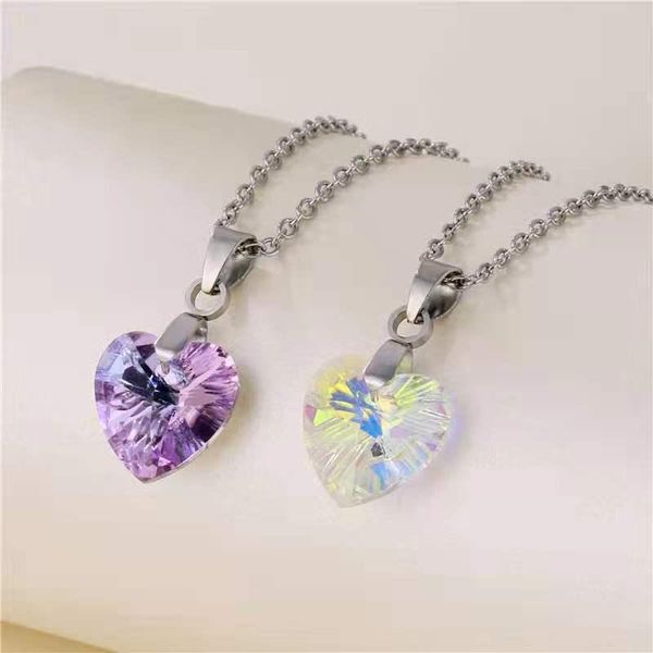 pendant necklaces necklace crystal heart of the sea jewelry girl heart-shaped party gift, Silver
pendant necklaces necklace crystal heart of the sea jewelry girl heart-shaped party gift, Silver