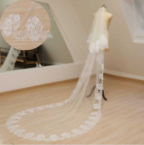 bridal veils vintage handmade wedding veil two tier cathedral elegant lace applique fingertip with stunning l, Black
bridal veils vintage handmade wedding veil two tier cathedral elegant lace applique fingertip with stunning l, Black