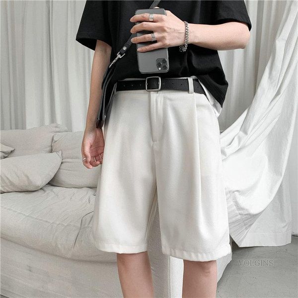 men's shorts men solid 2022 summer thin baggy straight casual trousers for male harajuku clothing, White;black
men's shorts men solid 2022 summer thin baggy straight casual trousers for male harajuku clothing, White;black