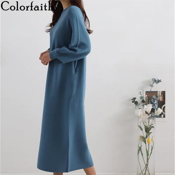 autumn winter women mid-calf knitting straight sweaters dresses korean style elegant solid casual dr2997 210427, White;black
autumn winter women mid-calf knitting straight sweaters dresses korean style elegant solid casual dr2997 210427, White;black