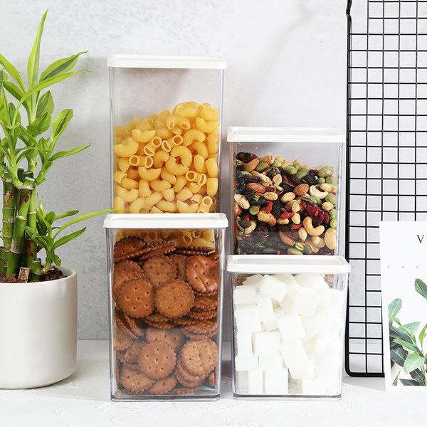 storage bottles & jars airtight cereals containers set with lid plastic transparent sealed kitchen vacuum box bulk food refrigerator organiz
storage bottles & jars airtight cereals containers set with lid plastic transparent sealed kitchen vacuum box bulk food refrigerator organiz