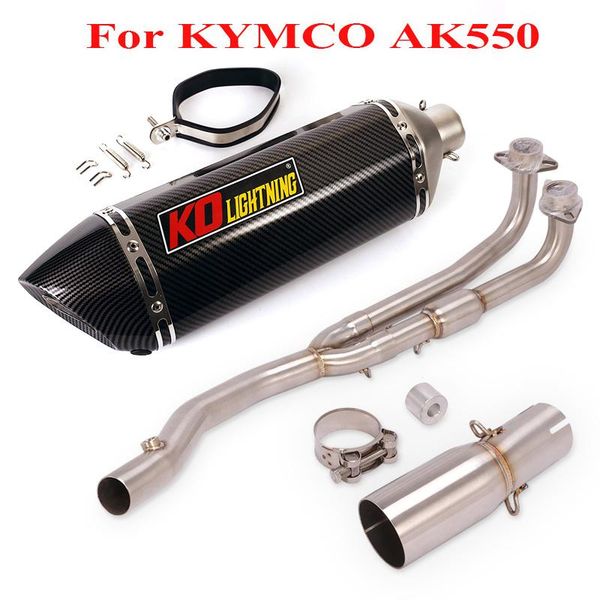 for kymco ak550 exhaust muffler tip escape db killer baffles connection headear front link pipe motorcycle system
for kymco ak550 exhaust muffler tip escape db killer baffles connection headear front link pipe motorcycle system