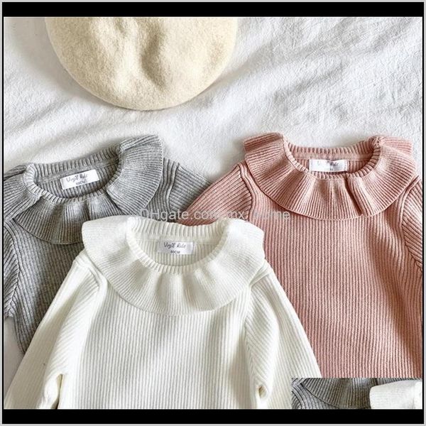 clothing baby maternity drop delivery 2021 girls winter spring baby sweater ruffle collar knitted toddler kids sweaters 100percent cotton gi, Blue
clothing baby maternity drop delivery 2021 girls winter spring baby sweater ruffle collar knitted toddler kids sweaters 100percent cotton gi, Blue