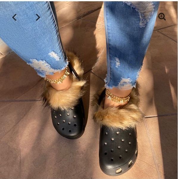 factory direct sale spring new foreign trade candy color plush home slippers hole shoes large size sandals wholesale comfortable, Black
factory direct sale spring new foreign trade candy color plush home slippers hole shoes large size sandals wholesale comfortable, Black