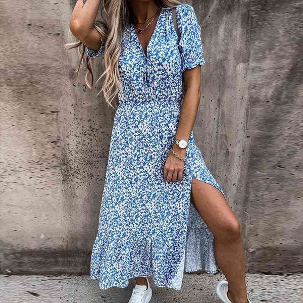 women summer dress arrival floral pattern slim dress casual short sleeve high waist dresses female v-neck outdoor, Black;gray
women summer dress arrival floral pattern slim dress casual short sleeve high waist dresses female v-neck outdoor, Black;gray
