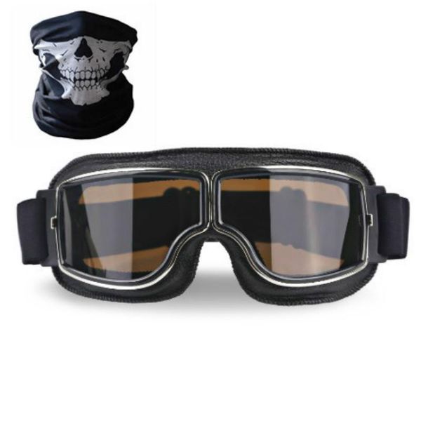 universal vintage motorcycle goggles motorbike scooter biker glasses helmet foldable with mask for gift fashion sunglasses frames, Black
universal vintage motorcycle goggles motorbike scooter biker glasses helmet foldable with mask for gift fashion sunglasses frames, Black