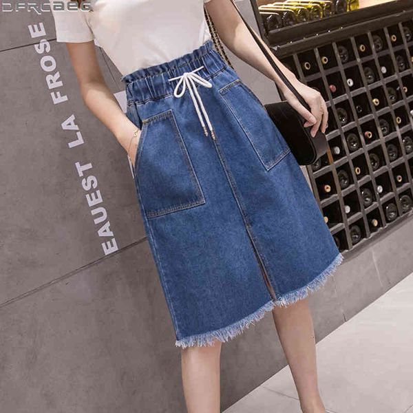 casual dresses vintage elastic waist woman jeans skirt summer drawstring big pockets midi saias split burrs plus size denim skirts, Black;gray
casual dresses vintage elastic waist woman jeans skirt summer drawstring big pockets midi saias split burrs plus size denim skirts, Black;gray