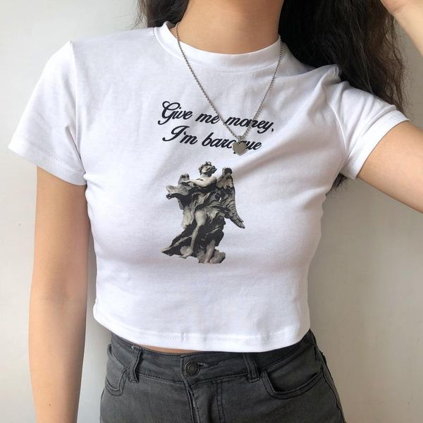 summer spice girls short sleeve t-shirt white round neck short-fashioned ins tshirt statue letter print women's
summer spice girls short sleeve t-shirt white round neck short-fashioned ins tshirt statue letter print women's