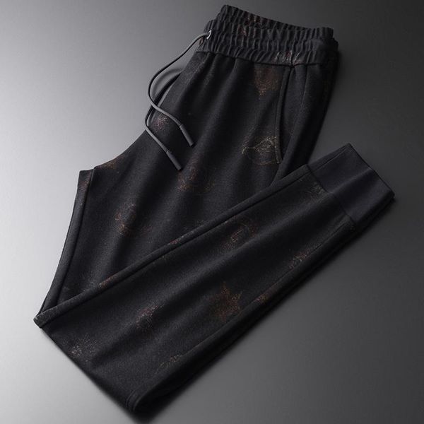 men's pants autumn winter mens luxury yarn dyed velvet casual sport elastic waist slim fit trousers plus size, Black
men's pants autumn winter mens luxury yarn dyed velvet casual sport elastic waist slim fit trousers plus size, Black