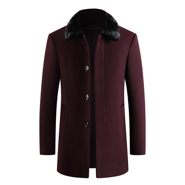 men's wool & blends men trench casual autumn winter warm coat fashion business long slim overcoat jacket outwear q4nb, Black
men's wool & blends men trench casual autumn winter warm coat fashion business long slim overcoat jacket outwear q4nb, Black