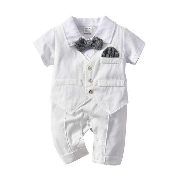 jumpsuits born baby boys baptism white romper jumpsuit cotton short sleeve gentleman clothes summer sunsuit outfits kf1069, Blue
jumpsuits born baby boys baptism white romper jumpsuit cotton short sleeve gentleman clothes summer sunsuit outfits kf1069, Blue
