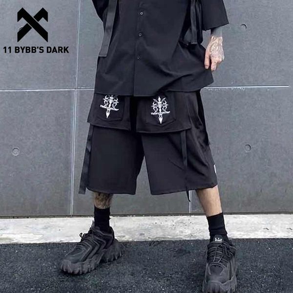 bybb's dark hip hop tactical function ribbon cargo shorts men streetwear joggers embroidery short summer oversize pants men's, White;black
bybb's dark hip hop tactical function ribbon cargo shorts men streetwear joggers embroidery short summer oversize pants men's, White;black