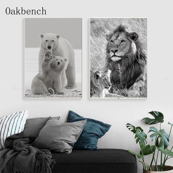 paintings lion polar bear wall painting parent-child posters and prints animals canvas print nordic pictures for living room decor
paintings lion polar bear wall painting parent-child posters and prints animals canvas print nordic pictures for living room decor