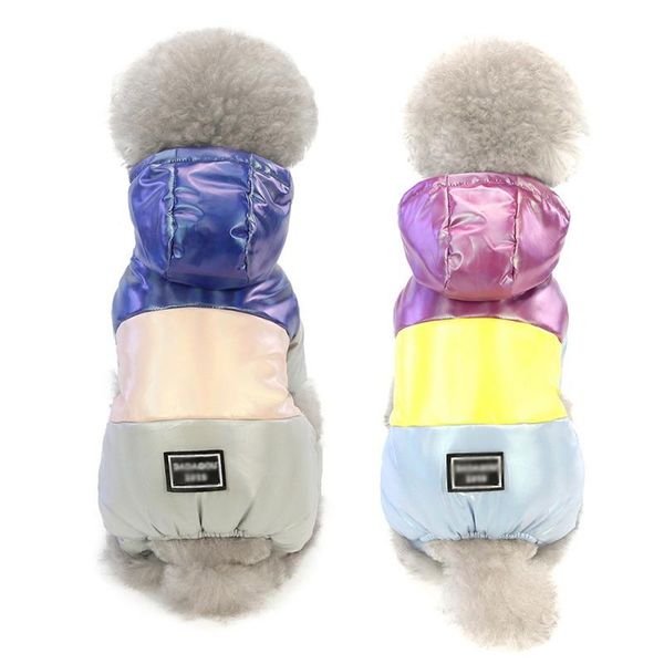 dog apparel pet clothes winter thicken thermal rainbow four-leg cotton-padded jacket soft comfortable button design
dog apparel pet clothes winter thicken thermal rainbow four-leg cotton-padded jacket soft comfortable button design
