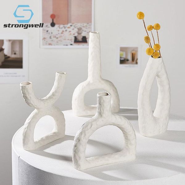 strongwell ceramic flower arragnement art vase for home decoration accessories nordic modern porcelain artware vases gift
strongwell ceramic flower arragnement art vase for home decoration accessories nordic modern porcelain artware vases gift