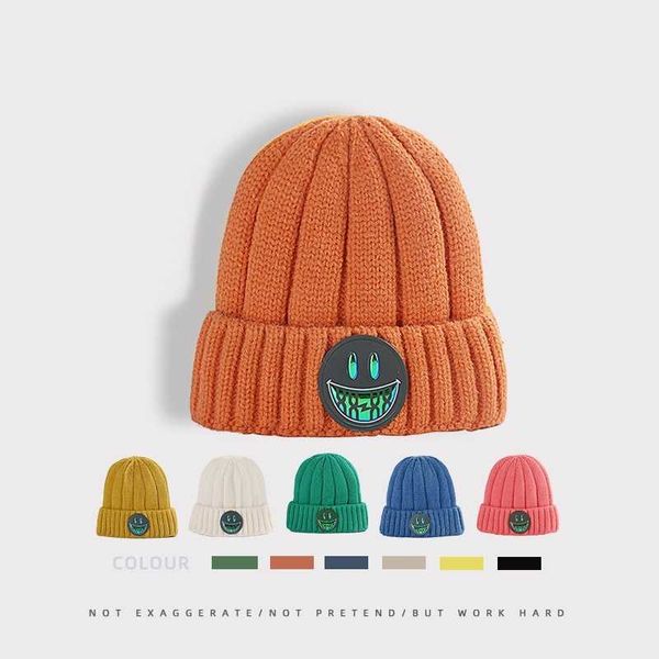 new hat autumn women's knitted cold proof, warm and windproof pullover korean version simple fashionable smiling fac, Blue;gray
new hat autumn women's knitted cold proof, warm and windproof pullover korean version simple fashionable smiling fac, Blue;gray