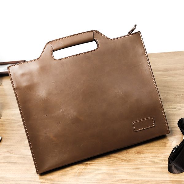 briefcase 2021 korean versatile business solid color crazy horse pu leather trend men's bag leisure one shoulder messenger
briefcase 2021 korean versatile business solid color crazy horse pu leather trend men's bag leisure one shoulder messenger