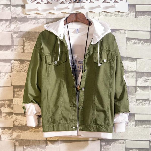 men's jackets men fashion oversize denim spring mens hooded hip jeans jacket male clothing, Black;brown
men's jackets men fashion oversize denim spring mens hooded hip jeans jacket male clothing, Black;brown