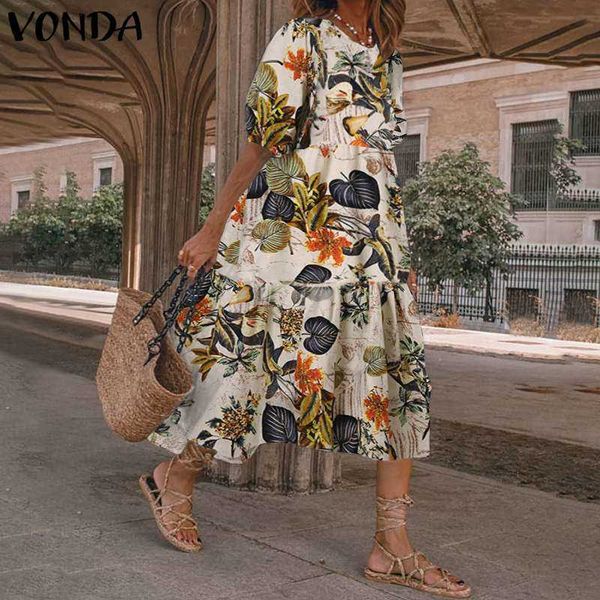 women dress elegant midi dresses short sleeve bohemian sundress floral printed party dress vonda casual robe femme y1006, Black;gray
women dress elegant midi dresses short sleeve bohemian sundress floral printed party dress vonda casual robe femme y1006, Black;gray