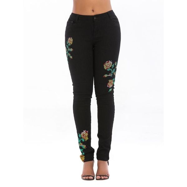 summer woman's color stretch hole embroidered jeans for women pants breeches overalls vintage female torn trousers women's, Blue
summer woman's color stretch hole embroidered jeans for women pants breeches overalls vintage female torn trousers women's, Blue
