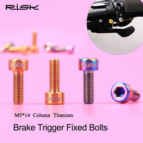 bike brakes risk 2pcs m5x14mm ti brake lever bolts for mtb road bicycle derailleur screws fixed handle bolt cycling parts
bike brakes risk 2pcs m5x14mm ti brake lever bolts for mtb road bicycle derailleur screws fixed handle bolt cycling parts