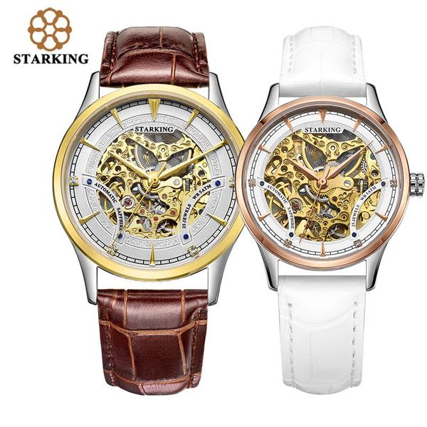 automatic self-wind lovers watches stainless steel genuine leather skeleton mechanical wristwatch relogios masculinos wristwatches, Slivery;brown
automatic self-wind lovers watches stainless steel genuine leather skeleton mechanical wristwatch relogios masculinos wristwatches, Slivery;brown