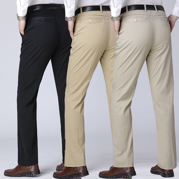 cotton pure summer men's straight tube thin dad's business leisure high waist loose elastic pants for middle-aged and old people&, Black
cotton pure summer men's straight tube thin dad's business leisure high waist loose elastic pants for middle-aged and old people&, Black
