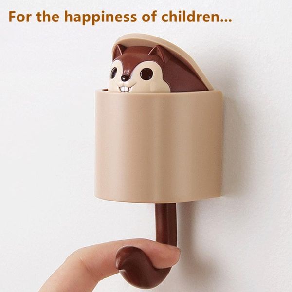 Hanger Key Rack Creative Animal Hook Strong Squirrel Seamless Suction Cup Sticky Storage Home Decoration Wall Hooks & Rails
Hanger Key Rack Creative Animal Hook Strong Squirrel Seamless Suction Cup Sticky Storage Home Decoration Wall Hooks & Rails