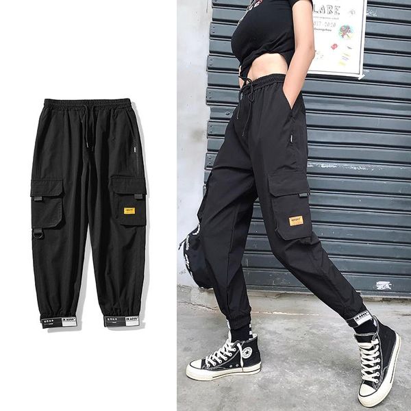women's pants & capris black high waist cargo women casual punk loose streetwear pencil harajuku fashion hip hop female trousers, Black;white
women's pants & capris black high waist cargo women casual punk loose streetwear pencil harajuku fashion hip hop female trousers, Black;white