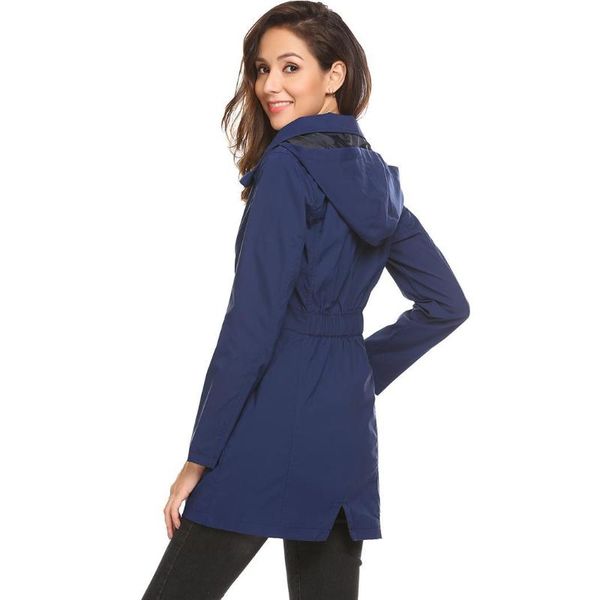 women's trench coats women casual hooded long sleeve solid back waist elastic hem zipper split windbreaker spring/fall outwear, Tan;black
women's trench coats women casual hooded long sleeve solid back waist elastic hem zipper split windbreaker spring/fall outwear, Tan;black