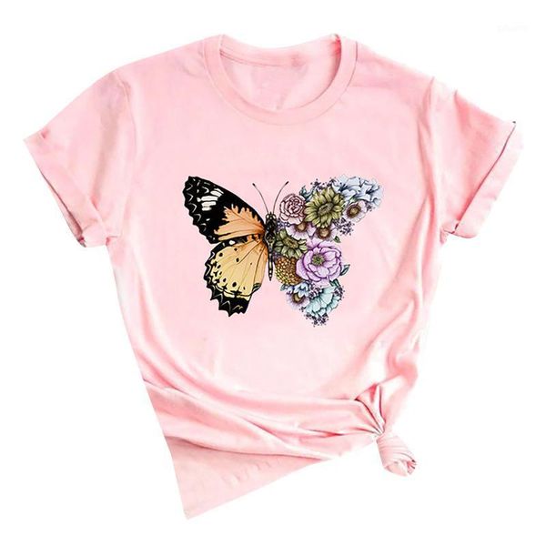 summer 2021 casual simple loose butterfly printing t-shirts clothing women's fashion round neck short sleeve tee shirts t-shirt, White
summer 2021 casual simple loose butterfly printing t-shirts clothing women's fashion round neck short sleeve tee shirts t-shirt, White