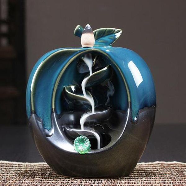 fragrance lamps ceramic crafts waterfall aroma burner apple pear shape backflow incense for indoor living room home teahouse decoration
fragrance lamps ceramic crafts waterfall aroma burner apple pear shape backflow incense for indoor living room home teahouse decoration