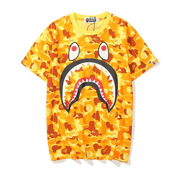 t shirt chao brand shark camouflage co branded auspicious tonight eat chicken short sleeve pubg casual, White
t shirt chao brand shark camouflage co branded auspicious tonight eat chicken short sleeve pubg casual, White