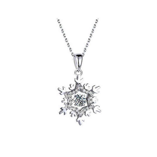 snowflake smart necklace female korean version simple temperament beating heart clavicle chain plated pendant for lovers, Silver
snowflake smart necklace female korean version simple temperament beating heart clavicle chain plated pendant for lovers, Silver