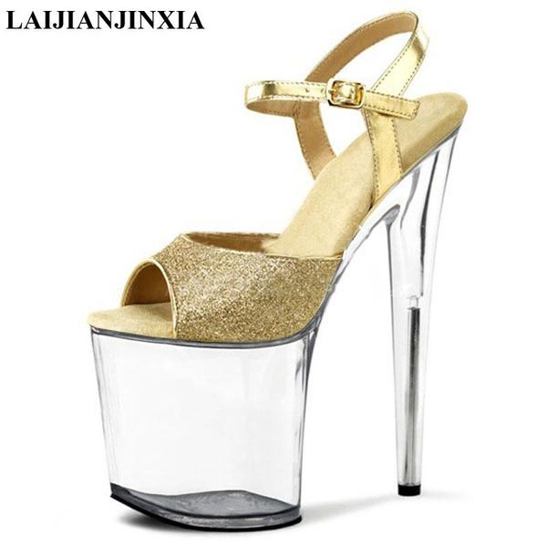 high heels crystal sandals ultra 20cm high-heeled shoes 8 inch ankle-strap for women, Black
high heels crystal sandals ultra 20cm high-heeled shoes 8 inch ankle-strap for women, Black
